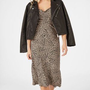 Animal Printed Slip Dress